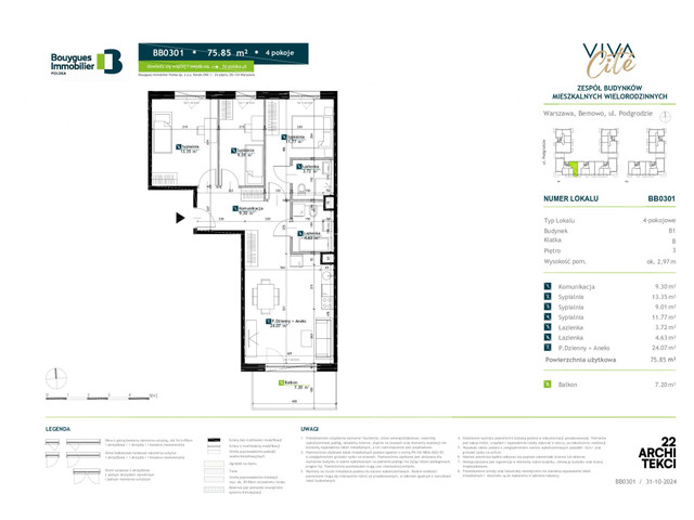 Mieszkanie w inwestycji Viva Cite, symbol BB0301 » nportal.pl