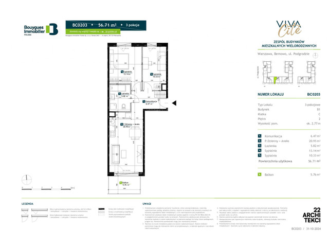 Mieszkanie w inwestycji Viva Cite, symbol BC0203 » nportal.pl