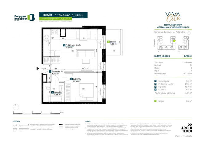 Mieszkanie w inwestycji Viva Cite, symbol BE0201 » nportal.pl