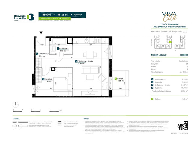 Mieszkanie w inwestycji Viva Cite, symbol BE0202 » nportal.pl