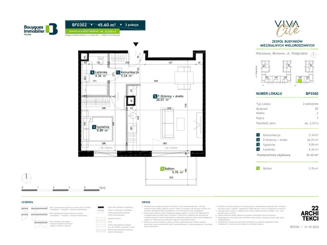 Mieszkanie w inwestycji Viva Cite, symbol BF0302 » nportal.pl