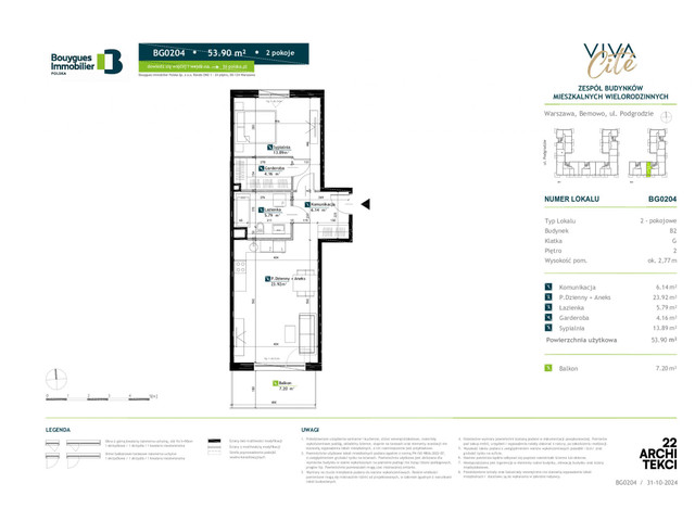 Mieszkanie w inwestycji Viva Cite, symbol BG0204 » nportal.pl