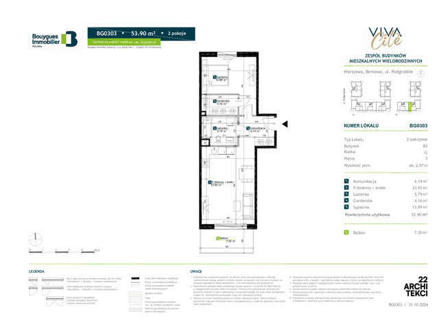 Mieszkanie w inwestycji Viva Cite, symbol BG0303 » nportal.pl