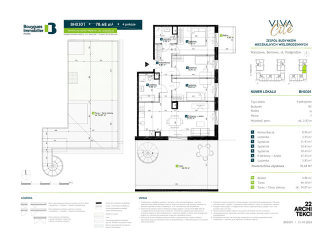 Mieszkanie w inwestycji Viva Cite, symbol BH0301 » nportal.pl