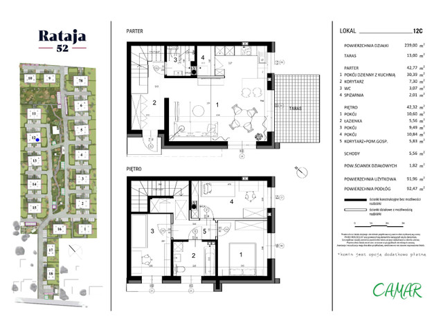 Mieszkanie w inwestycji Rataja 52 Osiedle Premium - mieszkani..., symbol 12C » nportal.pl