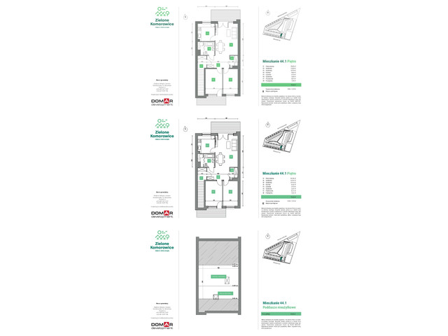 Mieszkanie w inwestycji Zielone Komorowice, symbol M-44.1 » nportal.pl