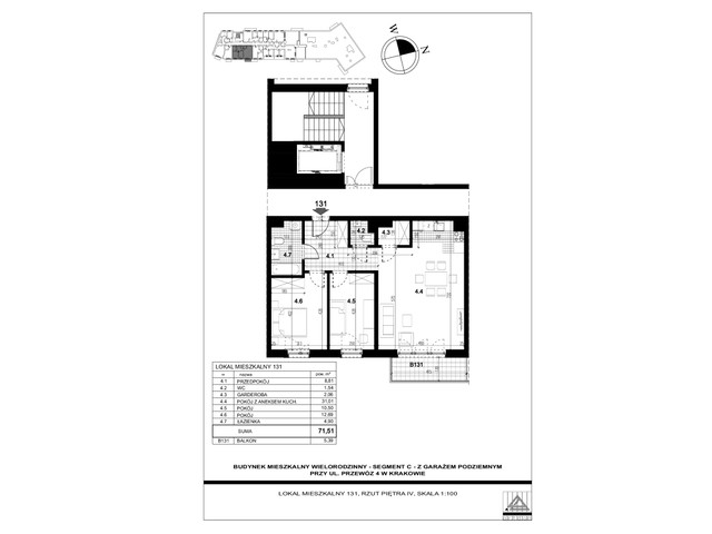 Mieszkanie w inwestycji PRZEWÓZ 4 ABC, symbol 131 » nportal.pl