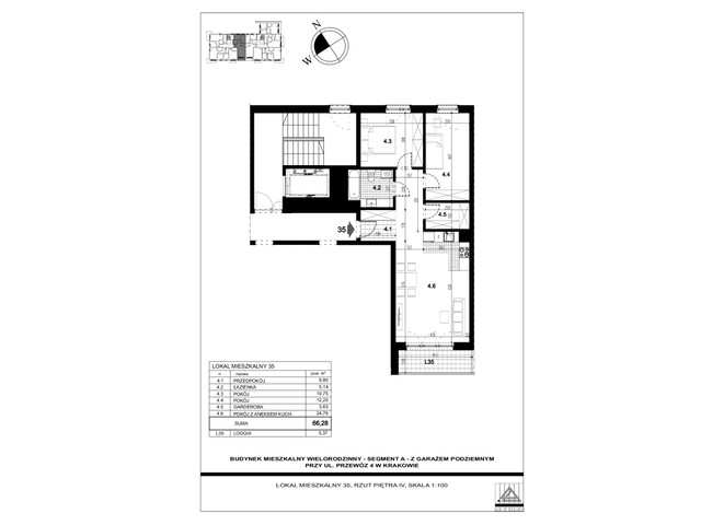 Mieszkanie w inwestycji PRZEWÓZ 4 ABC, symbol 35 » nportal.pl
