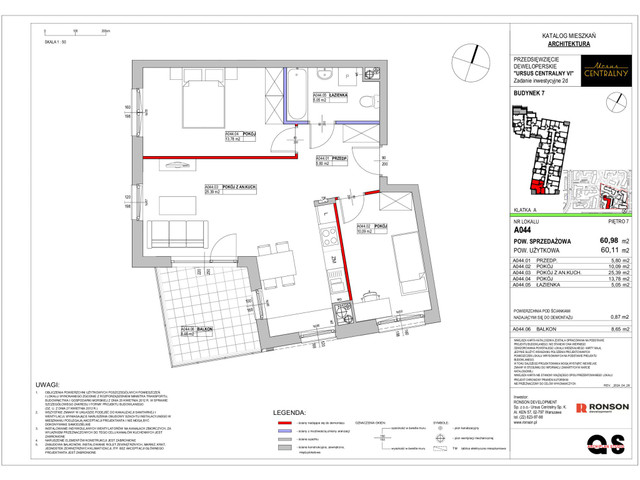 Mieszkanie w inwestycji Ursus Centralny, symbol 7_A044_U7 » nportal.pl