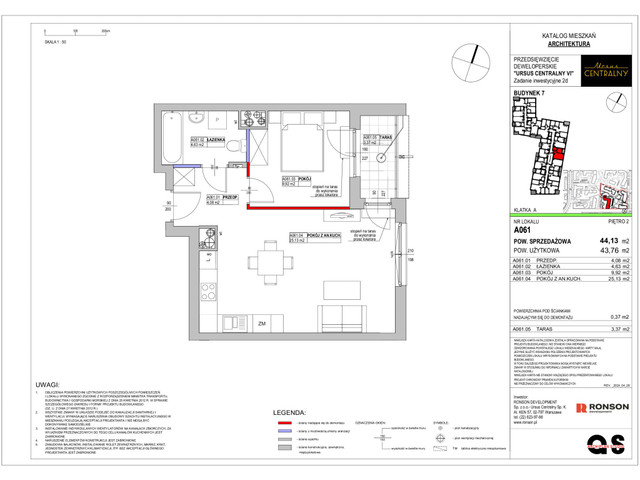 Mieszkanie w inwestycji Ursus Centralny, symbol 7_A061_U7 » nportal.pl