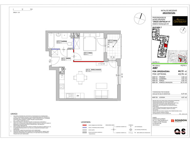 Mieszkanie w inwestycji Ursus Centralny, symbol 7_A067_U7 » nportal.pl