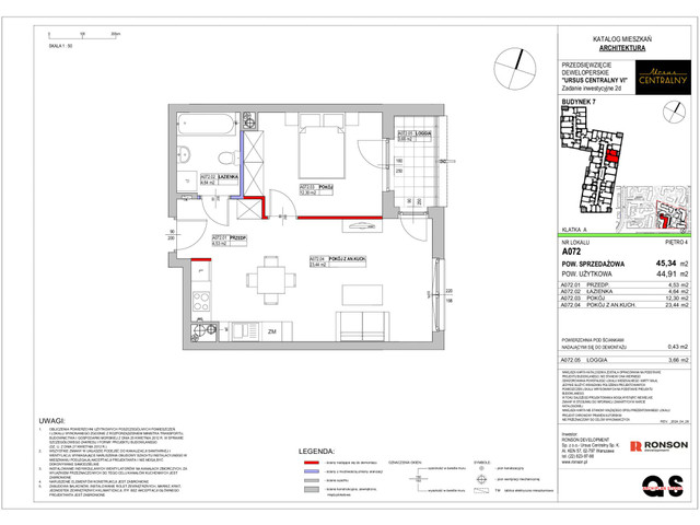 Mieszkanie w inwestycji Ursus Centralny, symbol 7_A072_U7 » nportal.pl