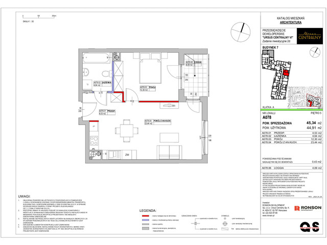 Mieszkanie w inwestycji Ursus Centralny, symbol 7_A078_U7 » nportal.pl