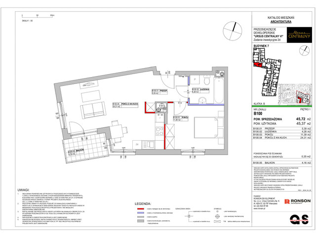 Mieszkanie w inwestycji Ursus Centralny, symbol 7_B100_U7 » nportal.pl