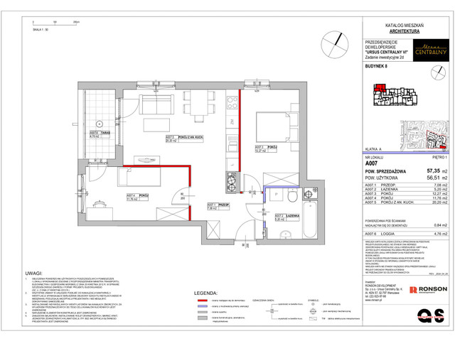 Mieszkanie w inwestycji Ursus Centralny, symbol 8_A007_U7 » nportal.pl