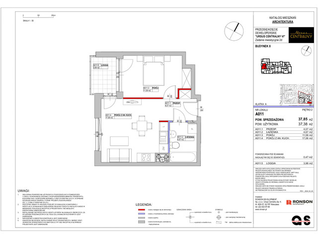 Mieszkanie w inwestycji Ursus Centralny, symbol 8_A011_U7 » nportal.pl