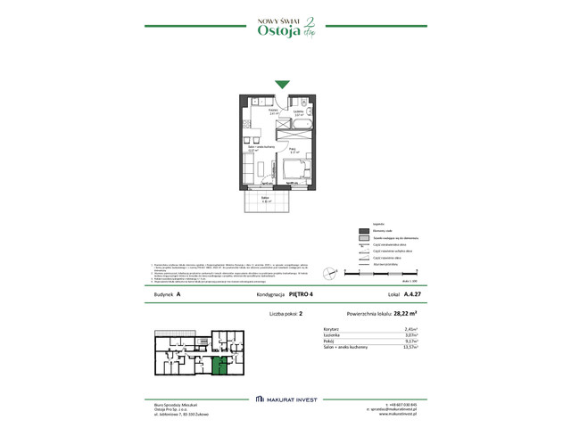 Mieszkanie w inwestycji Ostoja etap II, symbol A.4.27 » nportal.pl