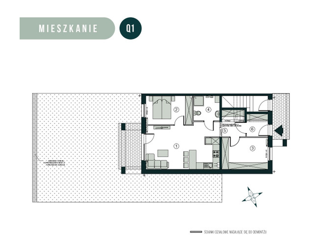 Mieszkanie w inwestycji Aleja Wiśniowa, symbol Q1 » nportal.pl