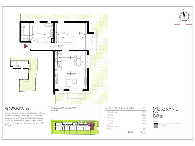 Mieszkanie w inwestycji Pękowicka 96, symbol 1 » nportal.pl