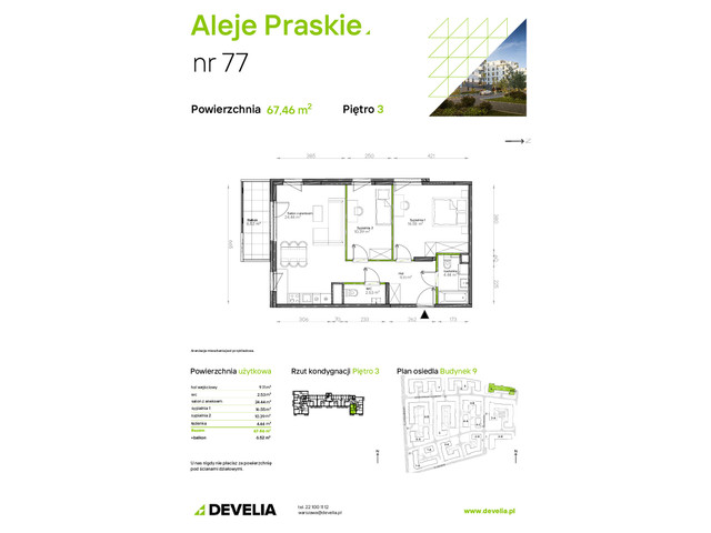 Mieszkanie w inwestycji Aleje Praskie, symbol 077/9 » nportal.pl