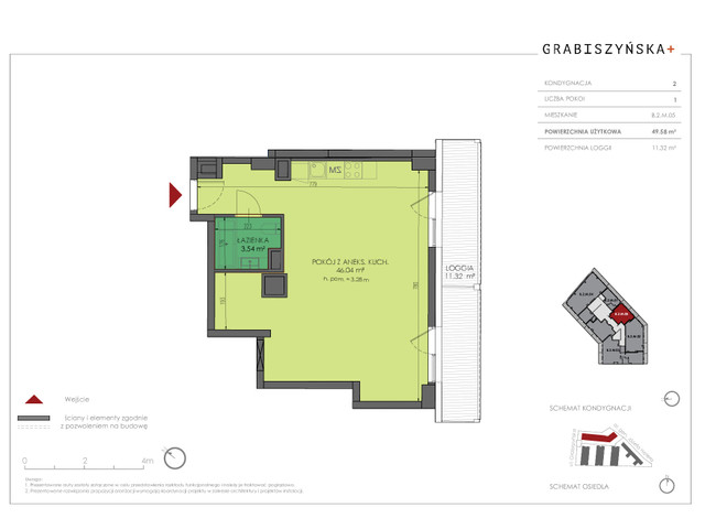 Mieszkanie w inwestycji Grabiszyńska +, symbol B.2.M.05 » nportal.pl