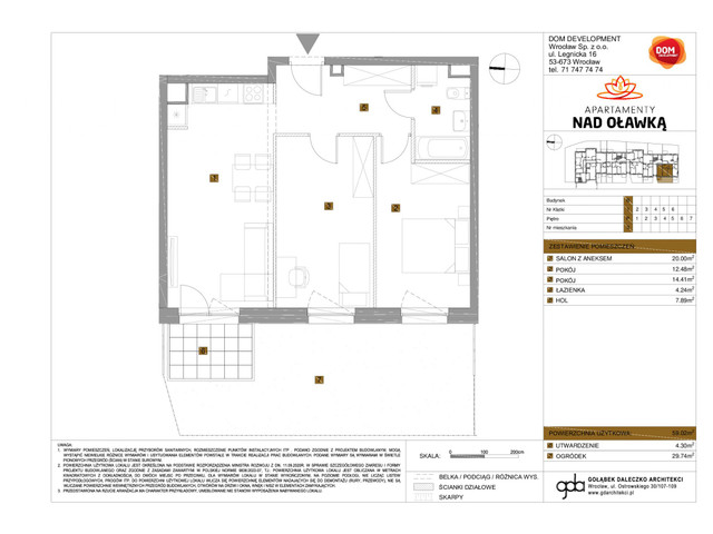 Mieszkanie w inwestycji Apartamenty nad Oławką, symbol f-209584 » nportal.pl