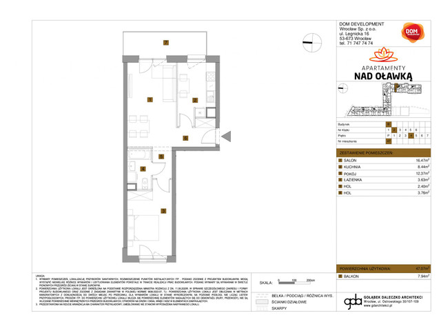 Mieszkanie w inwestycji Apartamenty nad Oławką, symbol f-209665 » nportal.pl