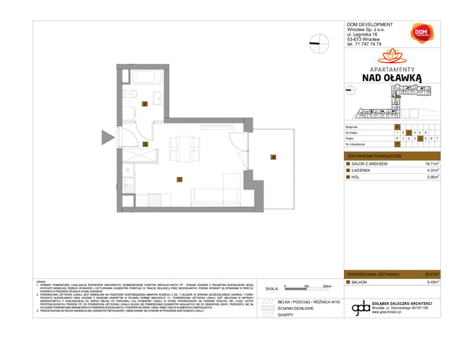 Mieszkanie w inwestycji Apartamenty nad Oławką, symbol f-209669 » nportal.pl