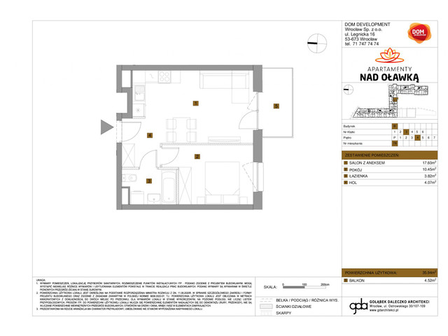 Mieszkanie w inwestycji Apartamenty nad Oławką, symbol f-209670 » nportal.pl