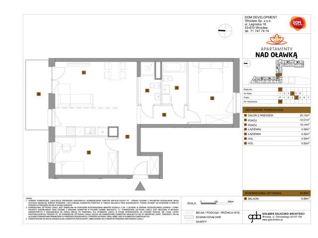 Mieszkanie w inwestycji Apartamenty nad Oławką, symbol f-209672 » nportal.pl