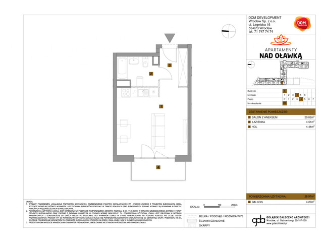 Mieszkanie w inwestycji Apartamenty nad Oławką, symbol f-209675 » nportal.pl