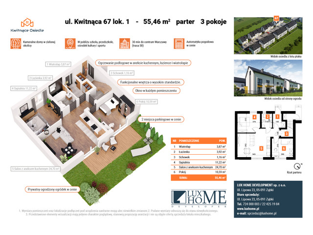 Mieszkanie w inwestycji KWITNĄCE OSIEDLE III ETAP, symbol 67_1 » nportal.pl