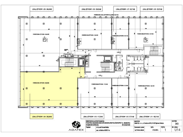 Komercyjne w inwestycji Osiedle Graniczna, symbol U_14 » nportal.pl