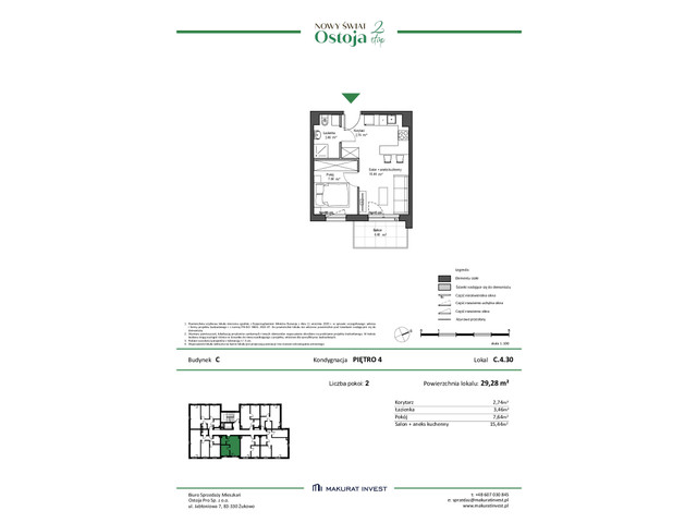 Mieszkanie w inwestycji Ostoja etap II, symbol C.4.30 » nportal.pl