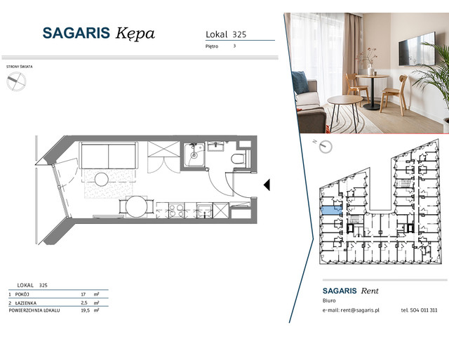 Komercyjne w inwestycji SAGARIS KĘPA, budynek Urban Studio, symbol 325 » nportal.pl