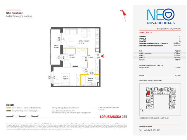 Mieszkanie w inwestycji NEO NOVA OCHOTA, symbol 6M.49 » nportal.pl