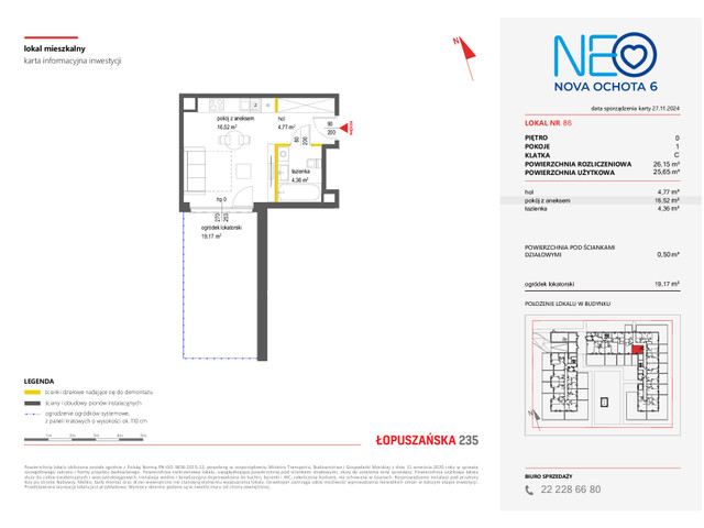 Mieszkanie w inwestycji NEO NOVA OCHOTA, symbol 6M.86 » nportal.pl