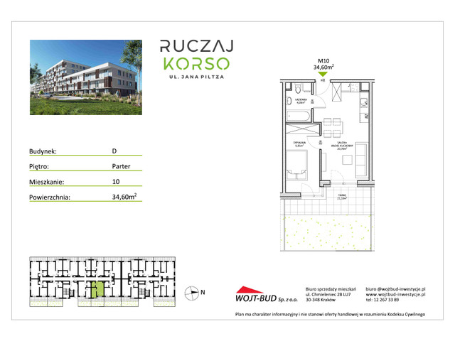 Mieszkanie w inwestycji RUCZAJ KORSO ETAP III, symbol D10 » nportal.pl