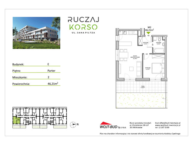 Mieszkanie w inwestycji RUCZAJ KORSO ETAP III, symbol E2 » nportal.pl