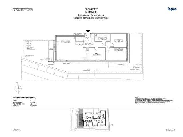 Mieszkanie w inwestycji Koncept, symbol F.1.1.2 » nportal.pl