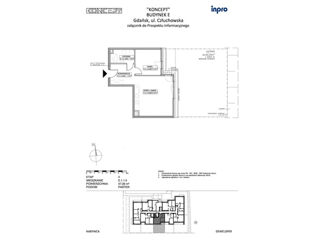 Mieszkanie w inwestycji Koncept, symbol E.1.1.5 » nportal.pl