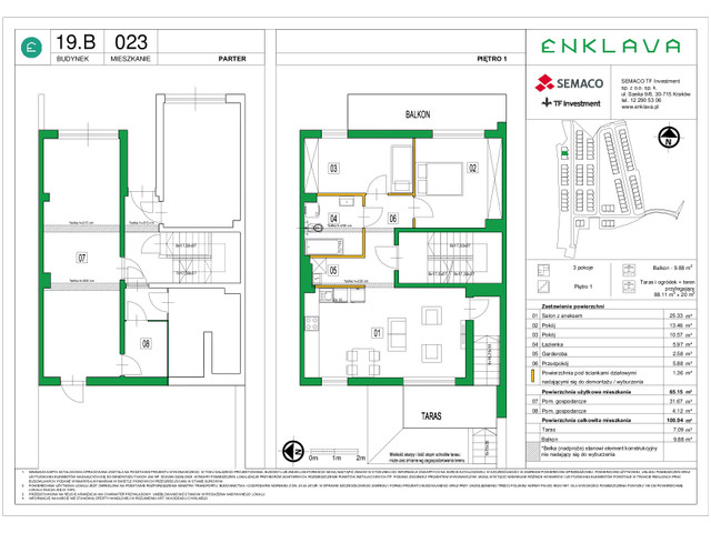 Mieszkanie w inwestycji Enklava, symbol 19B-23 » nportal.pl