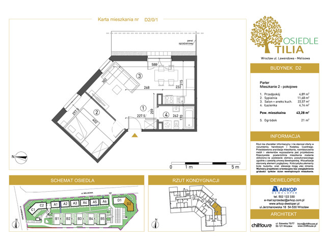 Mieszkanie w inwestycji Osiedle Tilia, symbol D2/0/1 » nportal.pl