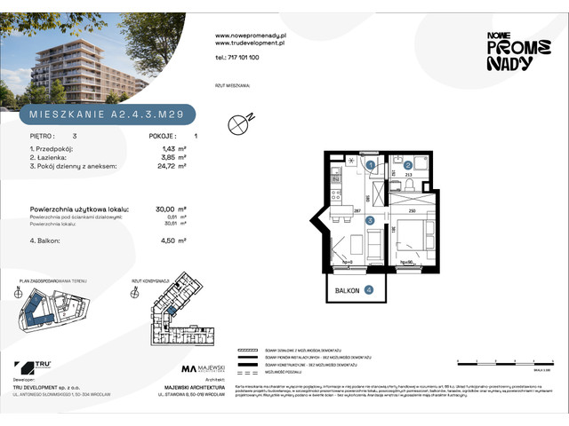 Mieszkanie w inwestycji Nowe Promenady, symbol A2.4.3.M29 » nportal.pl