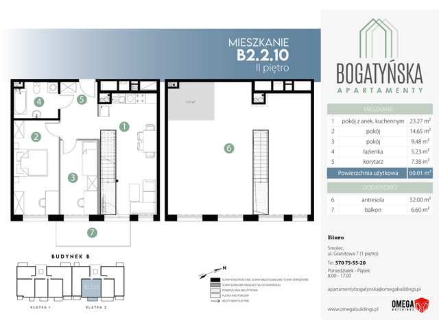 Mieszkanie w inwestycji Bogatyńska Apartamenty, symbol B2.2.10 » nportal.pl