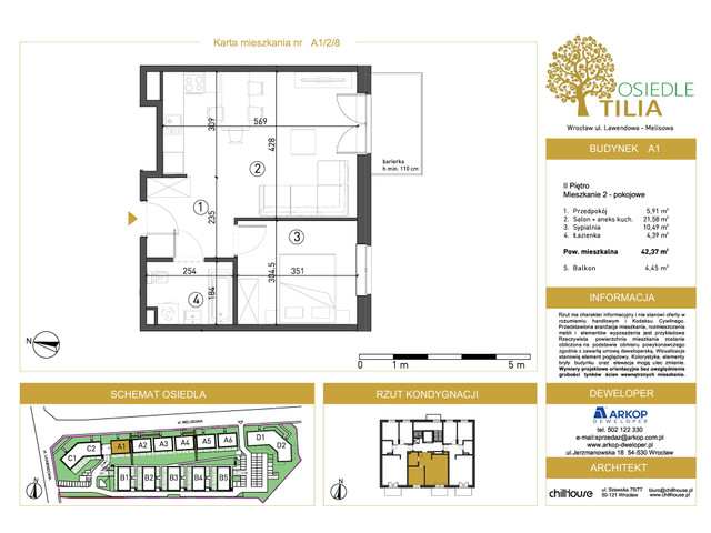 Mieszkanie w inwestycji Osiedle Tilia, symbol A1/2/8 » nportal.pl