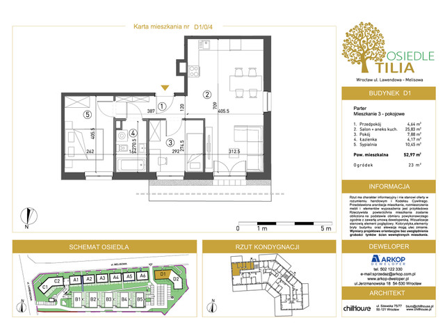 Mieszkanie w inwestycji Osiedle Tilia, symbol D1/0/4 » nportal.pl