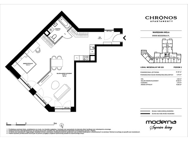 Mieszkanie w inwestycji Chronos, symbol 323 » nportal.pl