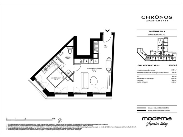 Mieszkanie w inwestycji Chronos, symbol 619 » nportal.pl