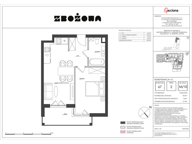 Mieszkanie w inwestycji ZBOŻOWA, symbol 67.10 » nportal.pl